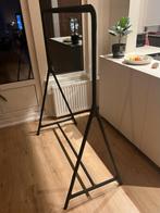IKEA TURBO Kledingrek, binnen/buiten, zwart, 117x59 cm, Kleding | Dames, Kledingrekken, Ophalen, Met wielen, Zo goed als nieuw