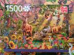 Puzzel 1500 stukjes Magisch bos, Jumbo, Ophalen of Verzenden, 500 t/m 1500 stukjes, Legpuzzel, Zo goed als nieuw