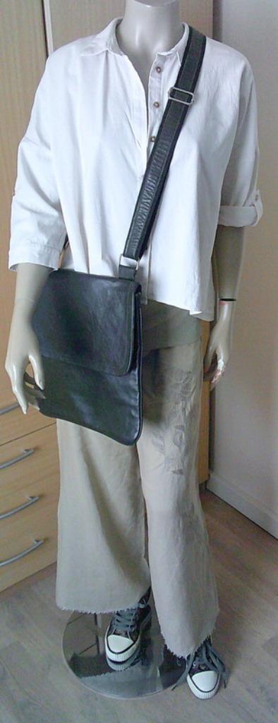 RIVER WOODS linnen wijde broek met borduursel 38, Kleding | Dames, Broeken en Pantalons, Gedragen, Maat 38/40 (M), Overige kleuren