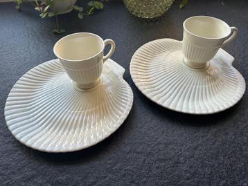 Wedgwood Edme serving plate + choco kopje. Collectors item beschikbaar voor biedingen