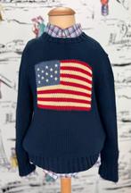 Ralph Lauren navy trui met vlag maat 7, Verzenden, Trui of Vest, Zo goed als nieuw, Ralph Lauren