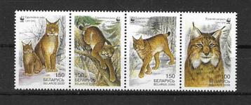 Wit-Rusland Michel Viererstreifen 373-376 postfris WWF beschikbaar voor biedingen
