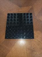 Duplo zwarte bouwplaat 8 x 8 nops, Ophalen of Verzenden, Zo goed als nieuw, Losse stenen, Duplo