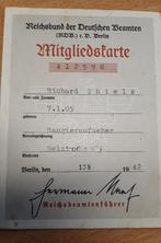 Lidmaatschapskaart RDB (Duitsland 1942), Verzamelen, Verzenden, Overige soorten, Duitsland, Overige typen