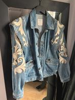 Spijkerjack Sandro Kevin, Kleding | Dames, Jassen | Zomer, Maat 38/40 (M), Blauw, Sandro, Ophalen of Verzenden