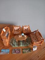 Sylvanian families bankstel/zithoek/woonhoek/meubels, Verzamelen, Poppenhuizen en Toebehoren, Ophalen of Verzenden, Zo goed als nieuw