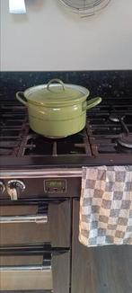 emaille vintage pan uit grootmoeders tijd, Huis en Inrichting, Keuken | Potten en Pannen, Ophalen, Gebruikt, Overige materialen