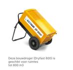 Bouwdroger te huur Zuid-Limburg, Doe-het-zelf en Verbouw, Ophalen of Verzenden, Zo goed als nieuw, Ventilator