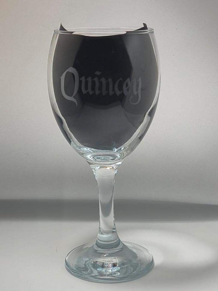 Wijnglas met Naam - Gepersonaliseerd Cadeau, Antiek en Kunst, Antiek | Glas en Kristal, Ophalen of Verzenden