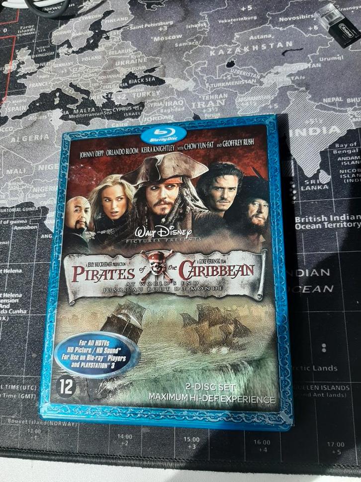 Pirates of the Caribbean: At World's End - Blu-ray, Cd's en Dvd's, Blu-ray, Zo goed als nieuw, Avontuur, Ophalen of Verzenden