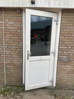 4st Kunstof deur eventueel met zijlicht, Ophalen, Gebruikt, 80 tot 100 cm, 200 tot 215 cm