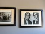 Retrobord / foto / wandplaat Gene Vincent / The Beatles, Ophalen of Verzenden, Gebruikt