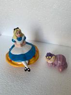 Alice en de Cheshire kat,  Disney, Alice in Wonderland, Ophalen of Verzenden, Overige figuren, Zo goed als nieuw, Beeldje of Figuurtje