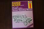 Range Rover 1970 - 1987 benzine workshop manual, Ophalen of Verzenden