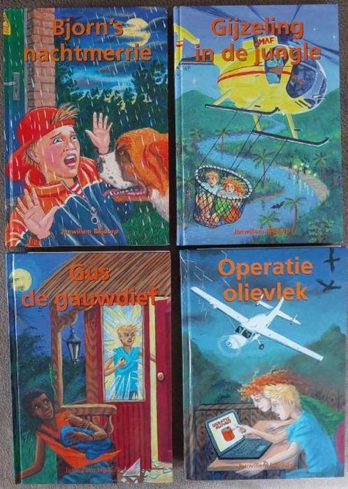 Janwillem Blijdorp: serie MAF-kinderen deel 1, 2, 3, 4 en 5, Boeken, Kinderboeken | Jeugd | 10 tot 12 jaar, Zo goed als nieuw