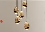 Hang lamp 5 lichts, Huis en Inrichting, Lampen | Hanglampen, Ophalen, Nieuw, Glas, 75 cm of meer