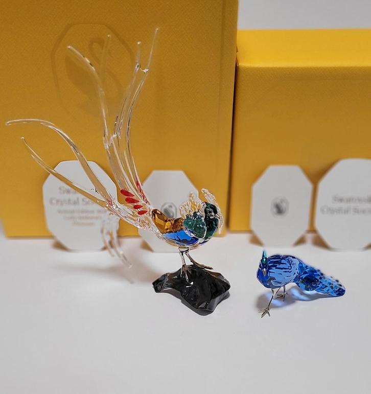 Swarovski Jaarstuk Ladyamherst Fazant SCS PalawanSpiegelpauw, Verzamelen, Swarovski, Nieuw, Figuurtje, Ophalen of Verzenden