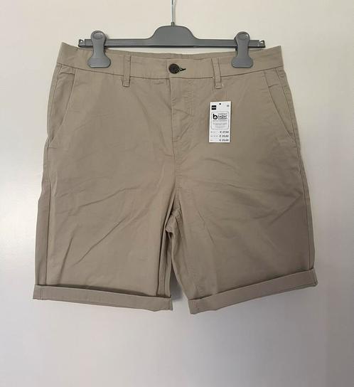 Chino short hema - maat 32 (M), Kleding | Heren, Broeken en Pantalons, Nieuw, Maat 48/50 (M), Beige, Ophalen of Verzenden