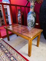 Vintage Indonesisch houtsnijwerk salontafel, Antiek en Kunst, Antiek | Woonaccessoires, Ophalen of Verzenden