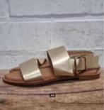 Inuovo - Prachtige gouden leren sandalen maat 36 - Nieuw