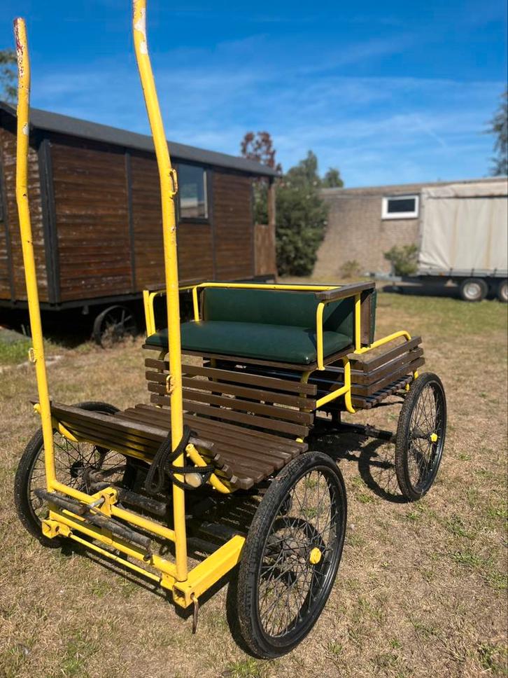 Mooie menwagen shet/pony, Dieren en Toebehoren, Paarden en Pony's | Hoofdstellen en Tuigage, Gebruikt, Overige soorten, Ophalen