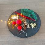 Schaal voor kerststuk met accessoires en lichtjes, Ophalen of Verzenden