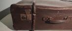 K339 VINTAGE  jaren 30 koffer van geperst karton, Sieraden, Tassen en Uiterlijk, Koffers, Overige materialen, 35 tot 45 cm, Gebruikt