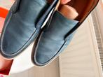 Santoni loafers instappers maat uk 9, Loafers, Blauw, Ophalen of Verzenden, Zo goed als nieuw