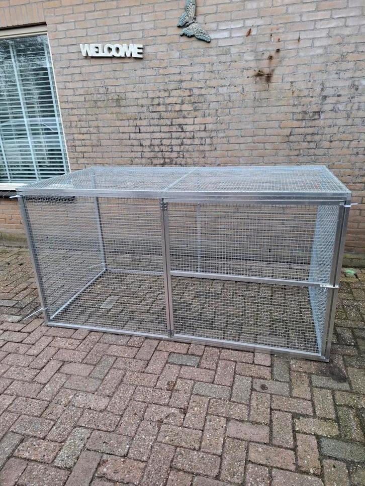 Kippenren van aluminium gazen panelen, Dieren en Toebehoren, Pluimvee | Toebehoren, Kippenhok of Kippenren, Ophalen
