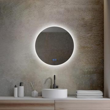 Design Badkamerspiegel LED 60cm Rond Anticondens Modern led beschikbaar voor biedingen