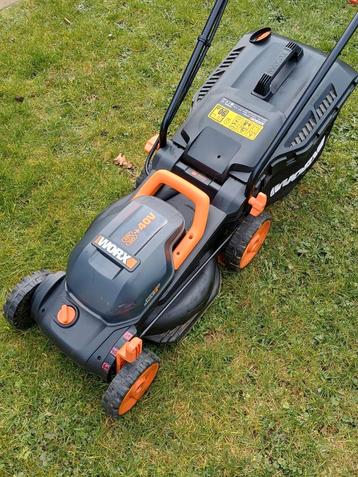 Zeer nette Worx accu grasmaaier 40V - incl. lader en accu's beschikbaar voor biedingen