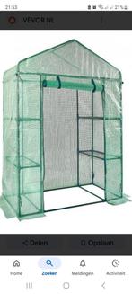 Kleine Tuinkas - Ideaal voor Balkon of Tuin, Gebruikt, Folie, Kweekkas, Ophalen