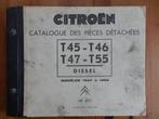 catalogus onderdelen citroen vrachtwagen T45/46 T47/55, Ophalen of Verzenden, Gelezen, Citroën