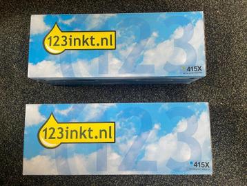 Toners 415X (HP W2032X) toners hoge capaciteit cyaan + geel beschikbaar voor biedingen