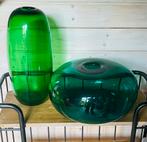IKEA Stockholm Vazen - Groen Glas - 2 voor 40,, Ophalen, Minder dan 50 cm, Groen, Glas