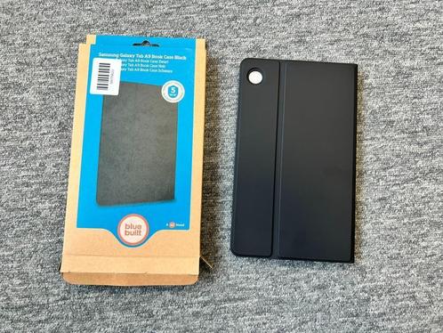 BlueBuilt Samsung Galaxy Tab A9 Book Case Zwart, Computers en Software, Tablet-hoezen, Nieuw, Bescherming voor- en achterkant