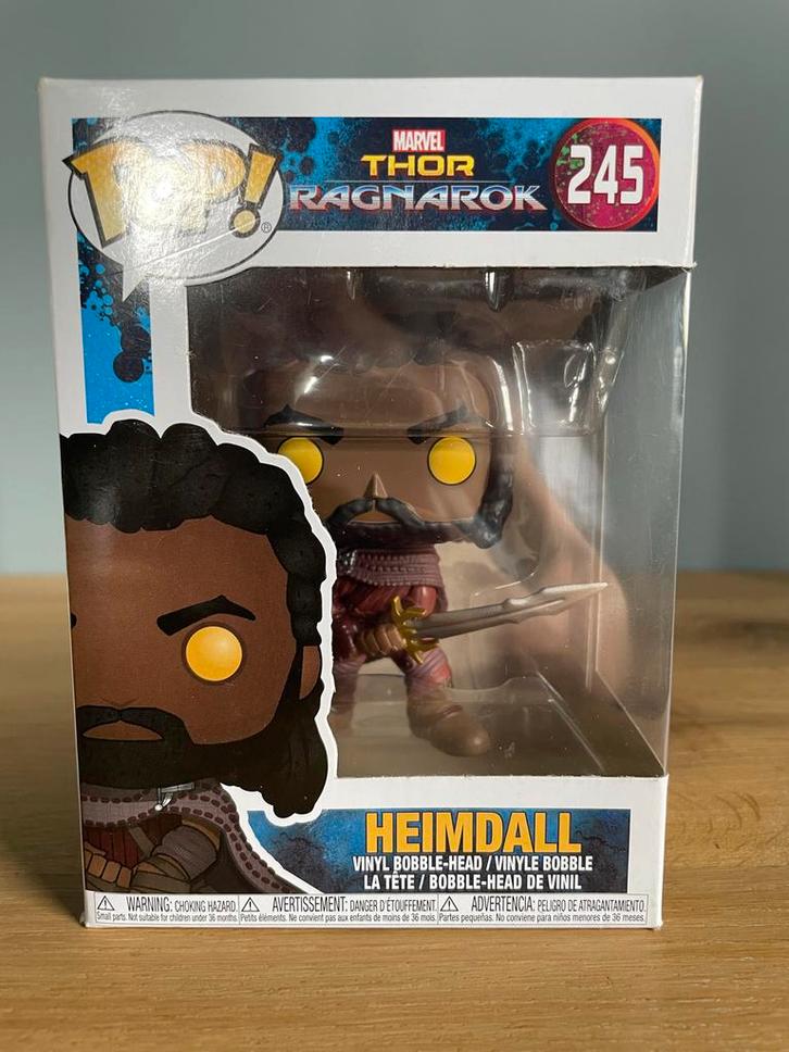 Funko Pop! Heimdall - Thor Ragnarok #245, Verzamelen, Poppetjes en Figuurtjes, Zo goed als nieuw, Ophalen of Verzenden