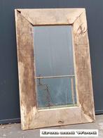 Spiegel van oude robuuste eiken wagonplanken 98 x 62, Ophalen, Nieuw, Minder dan 100 cm, Rechthoekig