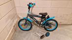 Toimsa blue ice kinderfiets 16 inch, Fietsen en Brommers, Ophalen, Gebruikt, 16 tot 20 inch, Zijwieltjes