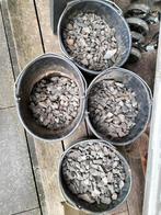 gratis! 4 Emmers Grijs Split - Tuinmateriaal, Tuin en Terras, Grind, Keien en Split, Ophalen of Verzenden