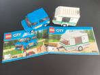 Lego City auto met caravan nr. 60117, Kinderen en Baby's, Speelgoed | Duplo en Lego, Ophalen of Verzenden, Zo goed als nieuw, Lego