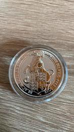 Queen’s Beasts Black Bull of Clarence 2018 2 oz Zilver, Postzegels en Munten, Edelmetalen en Baren, Ophalen of Verzenden, Zilver
