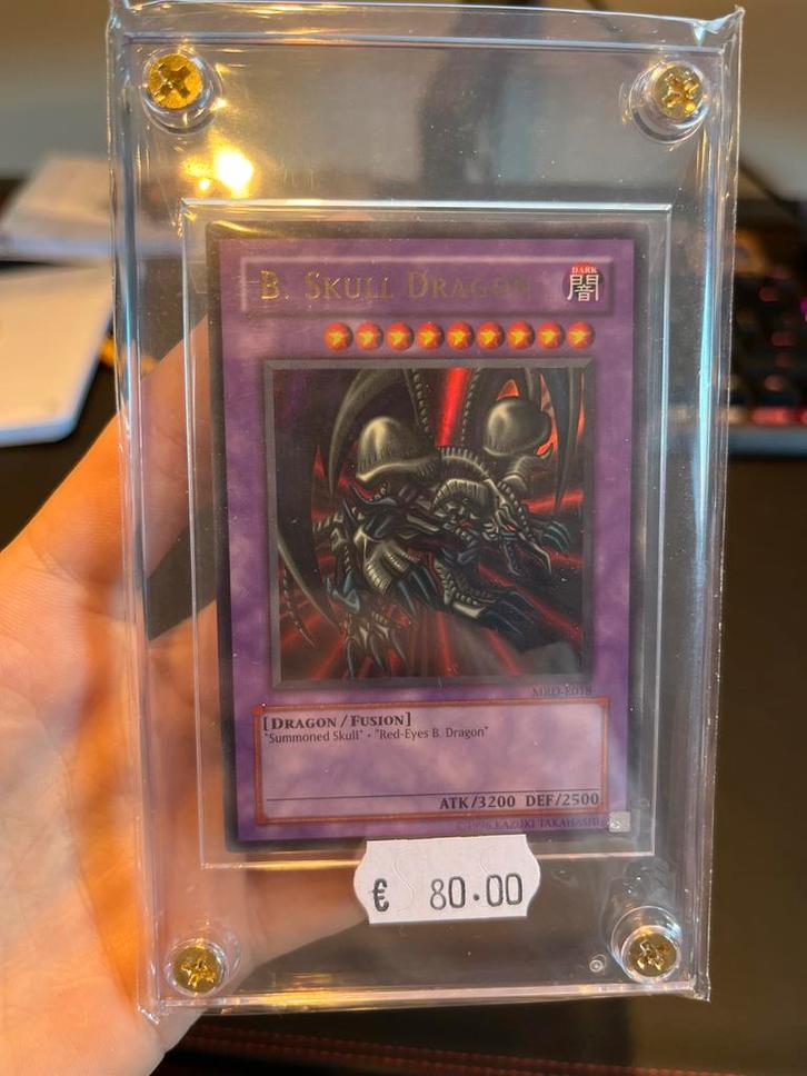 B. Skull Dragon Yu-Gi-Oh! Kaart, Hobby en Vrije tijd, Verzamelkaartspellen | Yu-gi-Oh!, Zo goed als nieuw, Losse kaart, Foil, Ophalen of Verzenden