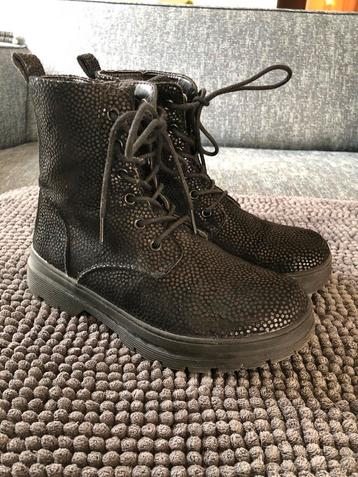 Bluebox veter boots maat 34 zwart schoenen laarzen