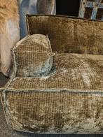 Bank Platani ribstof lounge bank, Huis en Inrichting, Ophalen of Verzenden, Nieuw, Vierpersoons of meer