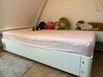 Eenpersoonsbed met Auping frame & spiraalbodem, Ophalen, 85 tot 100 cm, Zo goed als nieuw, Matras
