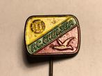 Metalen F.C. CHELSEA VOETBALCLUB Speld (Rood/Groen/Geel)., Verzenden, Zo goed als nieuw, Sport, Speldje of Pin