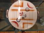 Art deco dienblad/taart van keramiek/porselein, Antiek en Kunst, Antiek | Keramiek en Aardewerk, Ophalen of Verzenden
