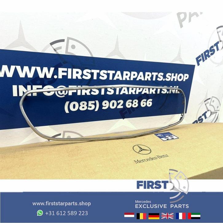 W213 E KLASSE PRE-FACELIFT GRIL SIERLIJST CHROOM ORIGINEEL M, Auto-onderdelen, Overige Auto-onderdelen, Mercedes-Benz, Gebruikt