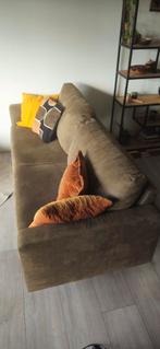 Design bank donkergroen 2.5 zits, Ophalen of Verzenden, Zo goed als nieuw, 75 tot 100 cm, 200 tot 250 cm